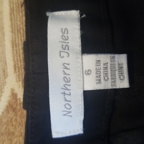NWOT Northern Isles Black Trousers size 6 - Picture 10 of 12